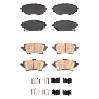 DFC® - 4000 HybriDynamic Hybrid Front and Rear Brake Pad Set