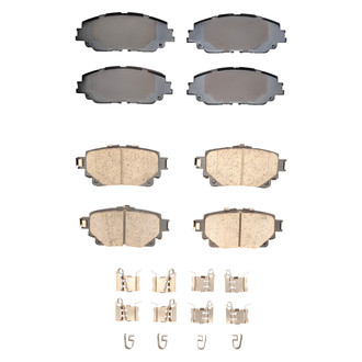 DFC® - 4000 HybriDynamic Hybrid Front and Rear Brake Pad Set