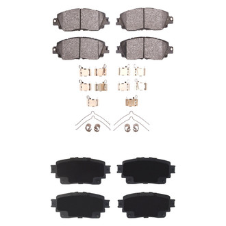 DFC® - 4000 HybriDynamic Hybrid Front and Rear Brake Pad Set