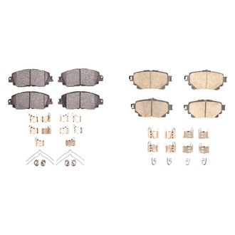 DFC® - 4000 HybriDynamic Hybrid Front and Rear Brake Pad Set