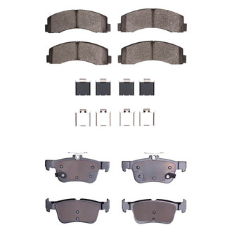 DFC® - 4000 HybriDynamic Hybrid Front and Rear Brake Pad Set