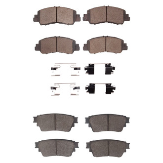 DFC® - 4000 HybriDynamic Hybrid Front and Rear Brake Pad Set