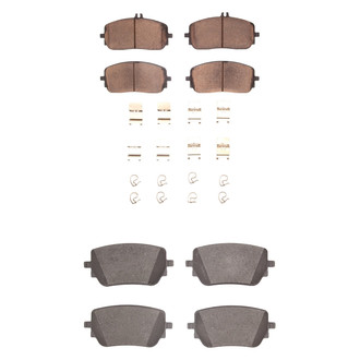 DFC® - 4000 HybriDynamic Hybrid Front and Rear Brake Pad Set