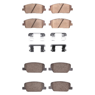 DFC® - 4000 HybriDynamic Hybrid Front and Rear Brake Pad Set