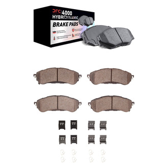 DFC® - 4000 HybriDynamic Hybrid Front and Rear Brake Pad Set
