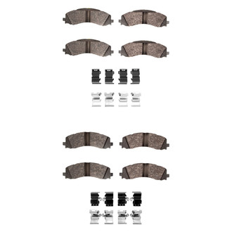 DFC® - 4000 HybriDynamic Hybrid Front and Rear Brake Pad Set