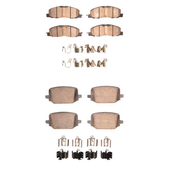 DFC® - 4000 HybriDynamic Hybrid Front and Rear Brake Pad Set