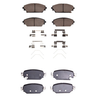 DFC® - 4000 HybriDynamic Hybrid Front and Rear Brake Pad Set