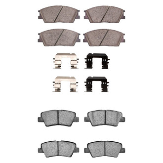 DFC® - 4000 HybriDynamic Hybrid Front and Rear Brake Pad Set