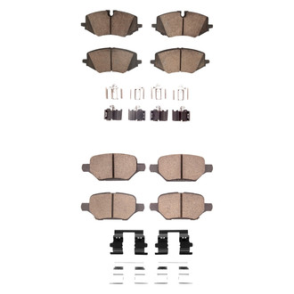 DFC® - 4000 HybriDynamic Hybrid Front and Rear Brake Pad Set