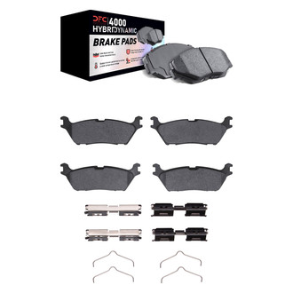 DFC® - 4000 HybriDynamic Hybrid Front and Rear Brake Pad Set