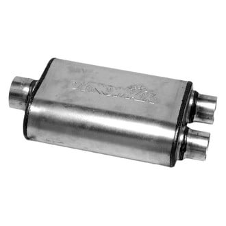 DynoMax® - Ultra Flo™ Welded Stainless Steel Oval Gray Exhaust Muffler