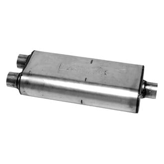DynoMax® - Ultra Flo™ Welded Stainless Steel Oval Gray Exhaust Muffler