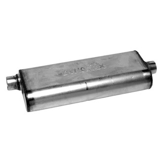 DynoMax® - Ultra Flo™ Welded Stainless Steel Oval Gray Exhaust Muffler
