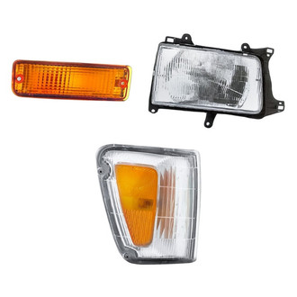 Eagle Eyes® - 3-Piece Kit (Passenger Side Headlight, Passenger Side Turn Signal/Corner Light, Passenger Side Turn Signal/Parking Light) (Standard Line)