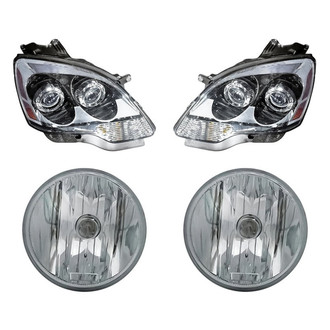 Eagle Eyes® - 4-Piece Kit (Driver and Passenger Side Headlights, Driver and Passenger Side Fog Lights) (Standard Line)
