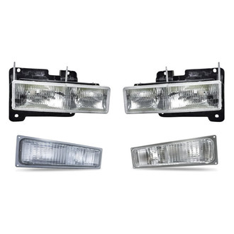 Eagle Eyes® - 4-Piece Kit (Driver and Passenger Side Headlights, Driver and Passenger Side Turn Signal/Parking Lights) (Standard Line)