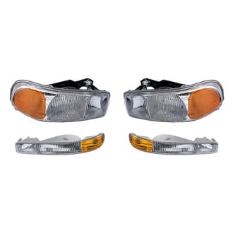 Eagle Eyes® - 4-Piece Kit (Driver and Passenger Side Headlights, Driver and Passenger Side Turn Signal/Parking Lights) (Standard Line)