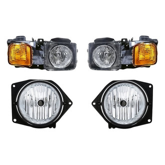 Eagle Eyes® - 4-Piece Kit (Driver and Passenger Side Headlights, Driver and Passenger Side Fog Lights) (Standard Line)