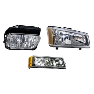 Eagle Eyes® - 3-Piece Kit (Passenger Side Headlight, Passenger Side Fog Light, Passenger Side Turn Signal/Parking Light) (Standard Line)