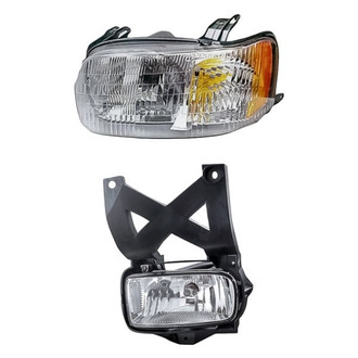 Eagle Eyes® - 2-Piece Kit (Driver Side Headlight, Driver Side Fog Light) (Standard Line)