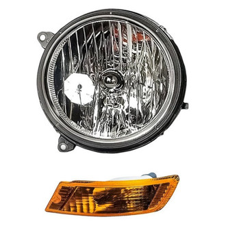 Eagle Eyes® - 2-Piece Kit (Driver Side Headlight, Driver Side Turn Signal/Parking Light) (Standard Line)