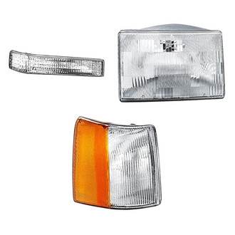Eagle Eyes® - 3-Piece Kit (Passenger Side Headlight, Passenger Side Turn Signal/Corner Light, Passenger Side Turn Signal/Parking Light) (Standard Line)
