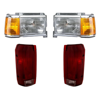 Eagle Eyes® - 4-Piece Kit (Driver and Passenger Side Headlights, Driver and Passenger Side Tail Lights) (Standard Line)