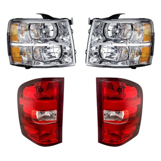 Eagle Eyes® - 4-Piece Kit (Driver and Passenger Side Headlights, Driver and Passenger Side Tail Lights) (Standard Line)