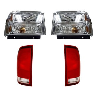 Eagle Eyes® - 4-Piece Kit (Driver and Passenger Side Headlights, Driver and Passenger Side Tail Lights) (Standard Line)
