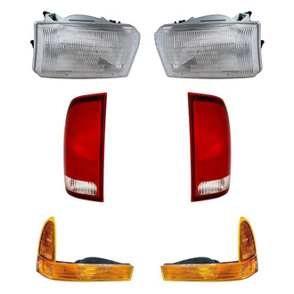 Eagle Eyes® - 6-Piece Kit (Driver and Passenger Side Headlights, Driver and Passenger Side Tail Lights, Driver and Passenger Side Turn Signal/Parking Lights) (Standard Line)
