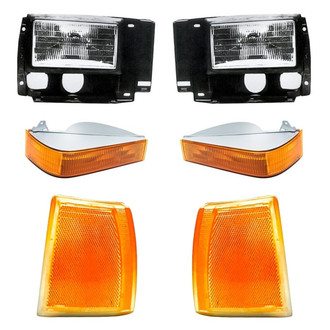 Eagle Eyes® - 6-Piece Kit (Driver and Passenger Side Headlights, Driver and Passenger Side Turn Signal/Corner Lights, Driver and Passenger Side Turn Signal/Parking Lights) (Standard Line)