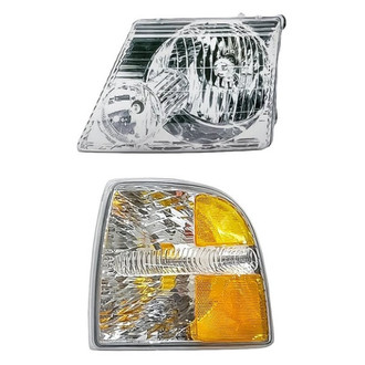 Eagle Eyes® - 2-Piece Kit (Driver Side Headlight, Driver Side Turn Signal/Corner Light) (Standard Line)