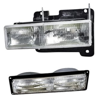 Eagle Eyes® - 2-Piece Kit (Driver Side Headlight, Driver Side Turn Signal/Parking Light) (Standard Line)
