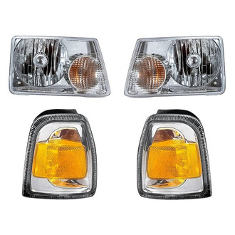 Eagle Eyes® - 4-Piece Kit (Driver and Passenger Side Headlights, Driver and Passenger Side Turn Signal/Corner Lights) (Standard Line)