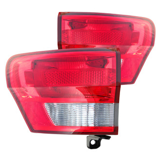 Eagle Eyes® - Driver and Passenger Side Outer Replacement Tail Lights (Standard Line)