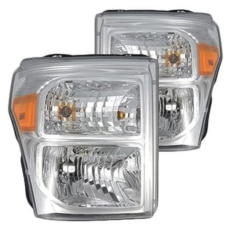 Eagle Eyes® - Driver and Passenger Side Black Projector Headlights