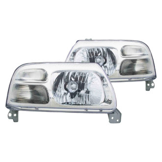 Eagle Eyes® - Driver and Passenger Side Replacement Headlights Lens and Housing (Standard Line)