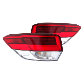 Eagle Eyes® - Driver and Passenger Side Outer Replacement Tail Lights (Standard Line)