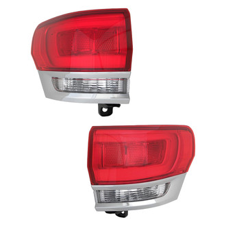 Eagle Eyes® - Driver and Passenger Side Outer Replacement Tail Lights (Standard Line)
