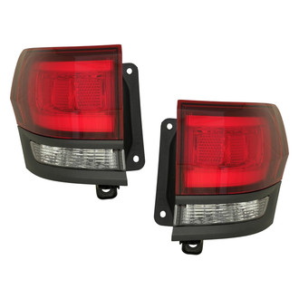 Eagle Eyes® - Driver and Passenger Side Outer Replacement Tail Lights (Standard Line)