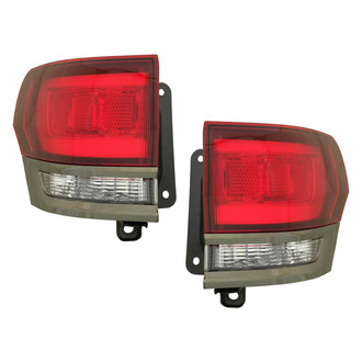 Eagle Eyes® - Driver and Passenger Side Outer Replacement Tail Lights (Standard Line)
