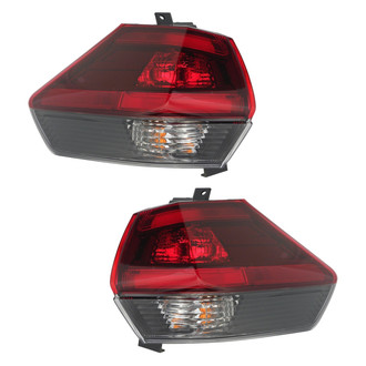 Eagle Eyes® - Driver and Passenger Side Outer Replacement Tail Lights (Standard Line)