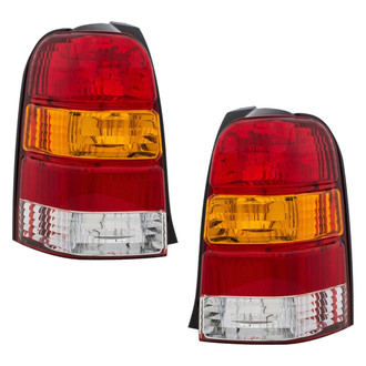 Eagle Eyes® - Driver and Passenger Side Replacement Tail Light Lens and Housings (Standard Line)
