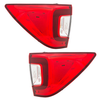 Eagle Eyes® - Driver and Passenger Side Outer Replacement Tail Lights (Standard Line)