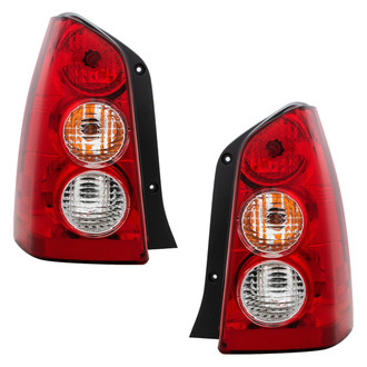 Eagle Eyes® - Driver and Passenger Side Replacement Tail Light Lens and Housings (Standard Line)