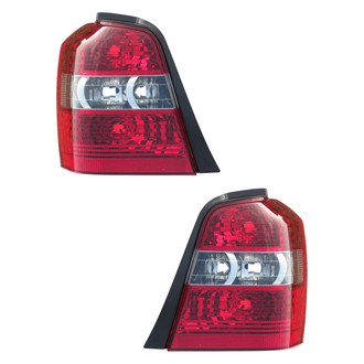 Eagle Eyes® - Driver and Passenger Side Replacement Tail Light Lens and Housings (Standard Line)