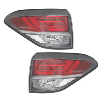 Eagle Eyes® - Driver and Passenger Side Outer Replacement Tail Lights (Standard Line)