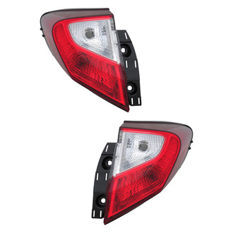 Eagle Eyes® - Driver and Passenger Side Outer Replacement Tail Lights (Standard Line)