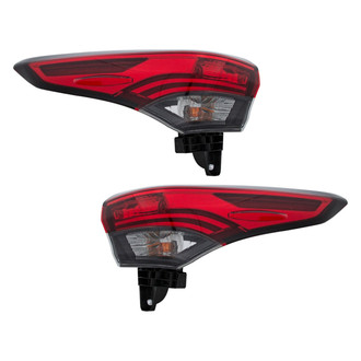 Eagle Eyes® - Driver and Passenger Side Outer Replacement Tail Lights (Standard Line)